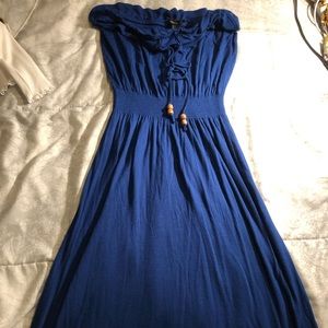 Navy blue maxi dress, Forever 21!